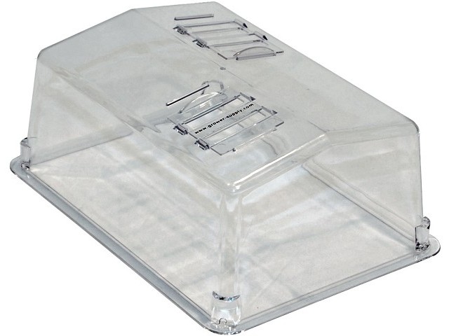 Hard Vented Dome 8" x 12" x 5" high - Click Image to Close